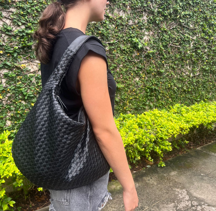 Drune | ️elegante Lederschultertasche