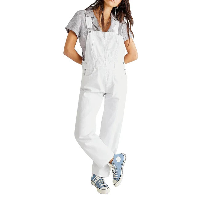 Drune | Stilvoller Denim Overall mit Lässig Passform