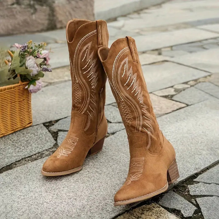 Drune | Elegante Gestickte Cowboystiefel