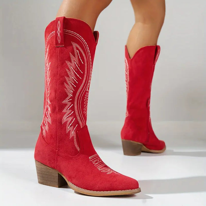 Drune | Elegante Gestickte Cowboystiefel
