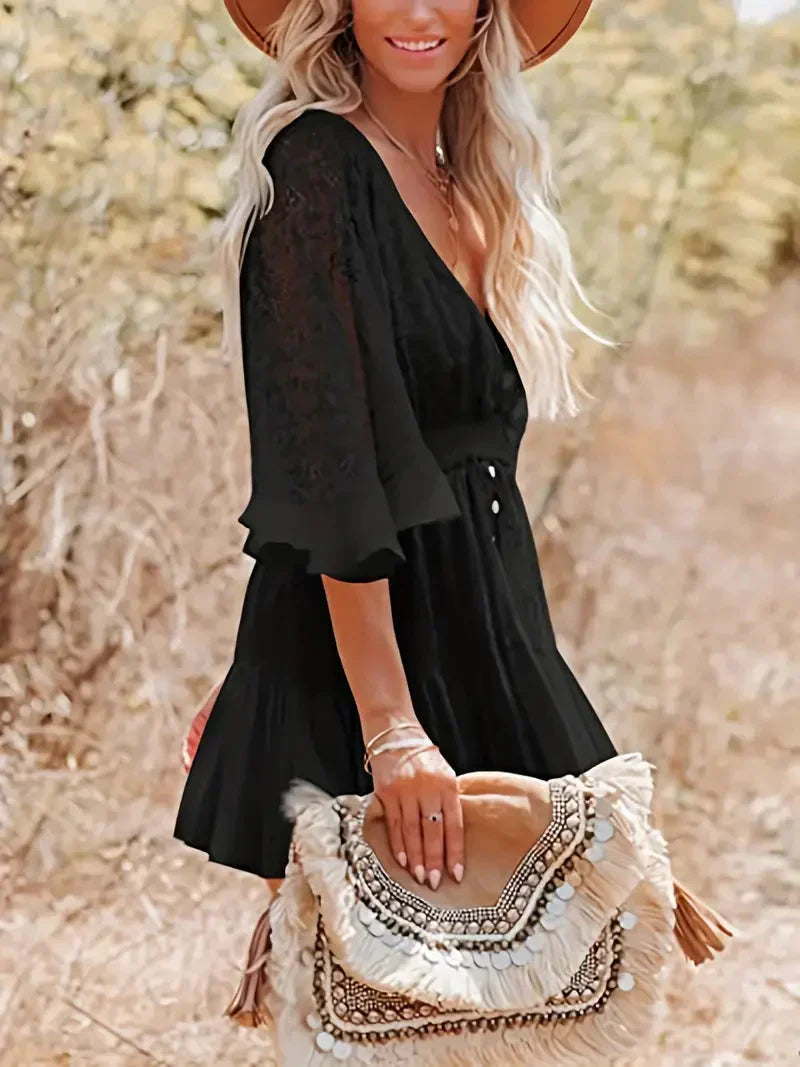 Drune | Boho Minikleid für Damen