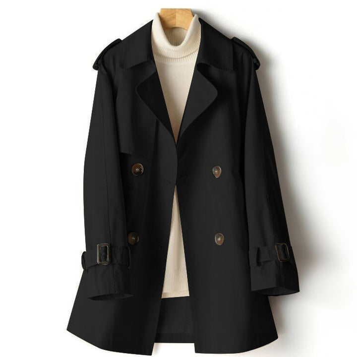 Drune | stilvoller Revers-Trenchcoat