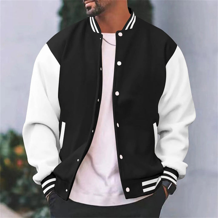 Drune | Stylische und klassische Bomberjacke mit Druckknöpfen für Herren
