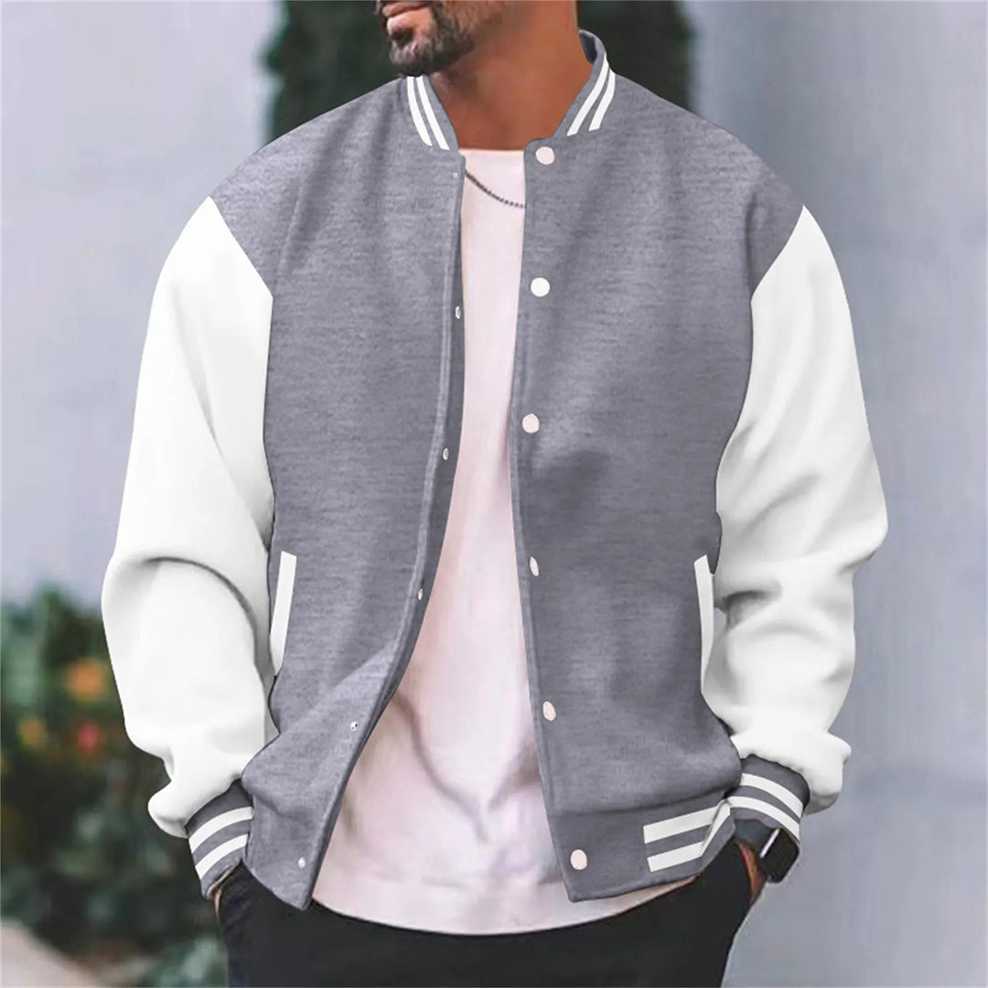 Drune | Stylische und klassische Bomberjacke mit Druckknöpfen für Herren