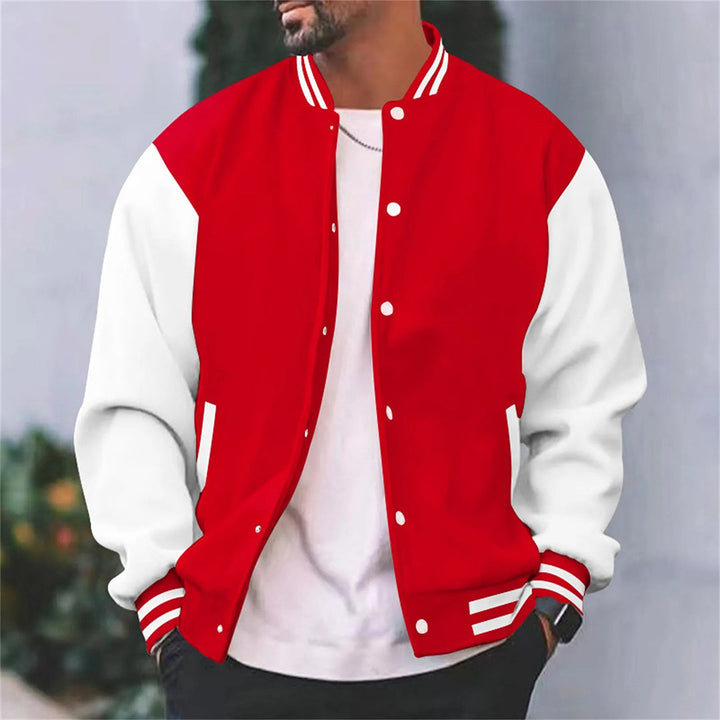 Drune | Stylische und klassische Bomberjacke mit Druckknöpfen für Herren