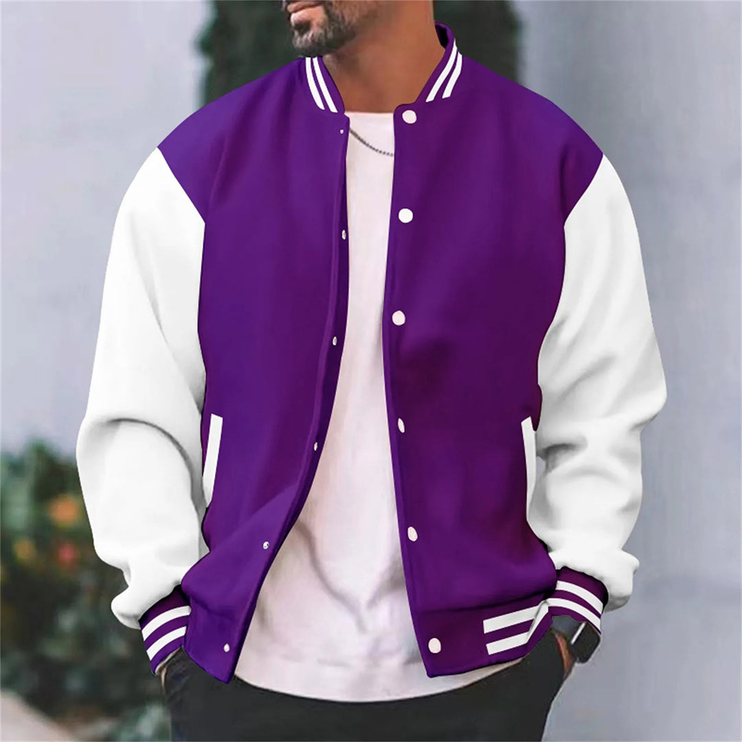 Drune | Stylische und klassische Bomberjacke mit Druckknöpfen für Herren