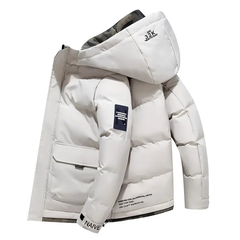 Drune | Wattierte Jacke mit Kapuze