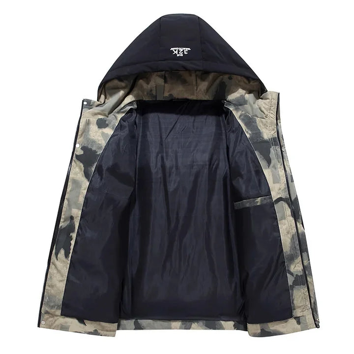 Drune | Wattierte Jacke mit Kapuze