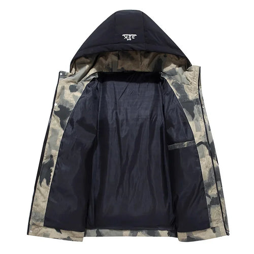 Drune | Wattierte Jacke mit Kapuze