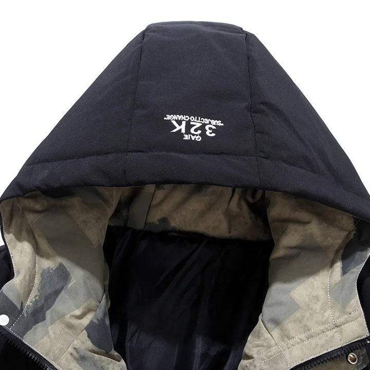 Drune | Wattierte Jacke mit Kapuze