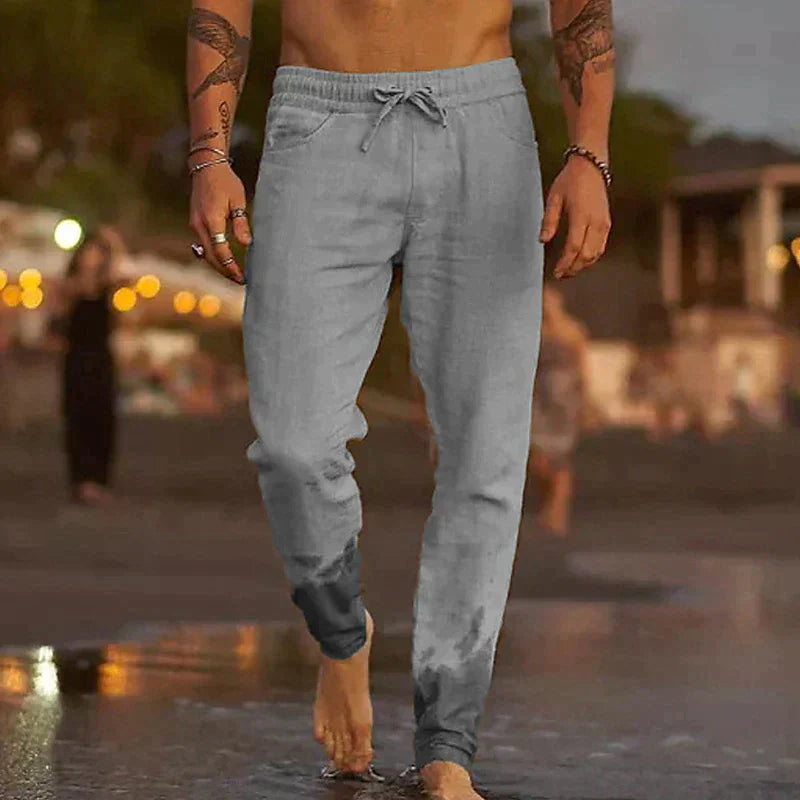 Drune | Lässige Leinenhose Für Herren