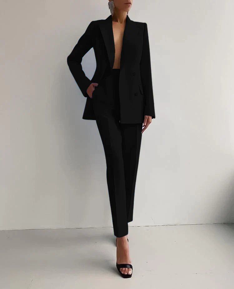 Drune | Elegantes Blazer Und Hosen Satz Für Damen
