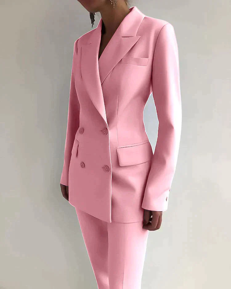 Drune | Elegantes Blazer Und Hosen Satz Für Damen