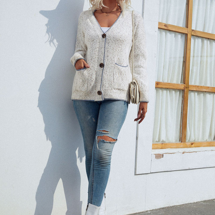 Drune | Weiche Strickstrickjacke für Alltag