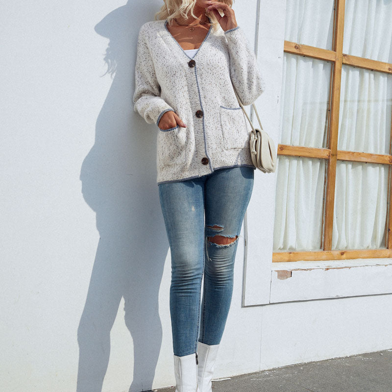 Drune | Weiche Strickstrickjacke für Alltag