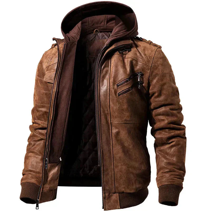 Drune | Eleganter Lederblouson für Männer