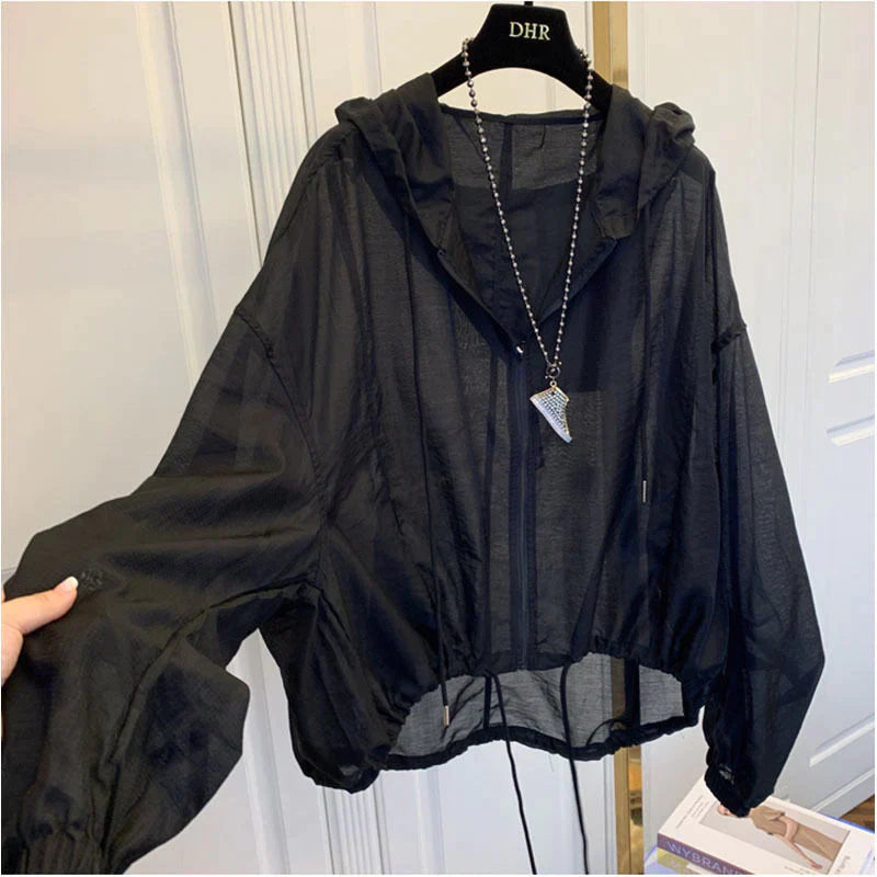 Drune | Durchsichtige Jacke