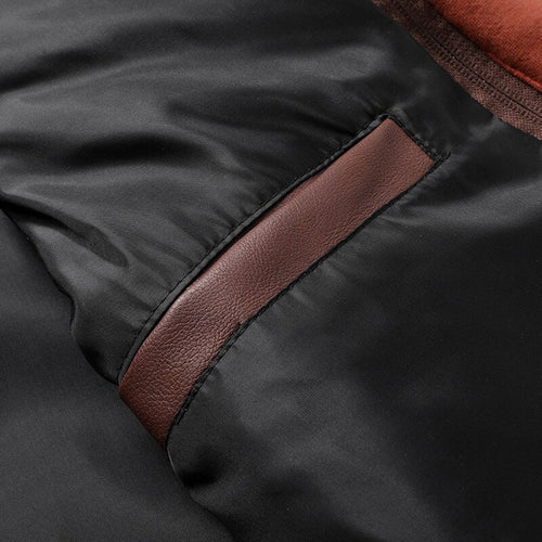 Drune | Herren Lederjacke mit Kapuze
