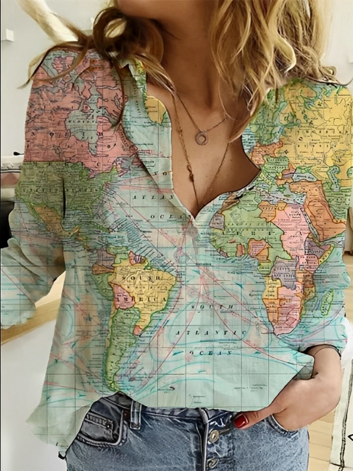 Drune | Weltkarten-Shirt