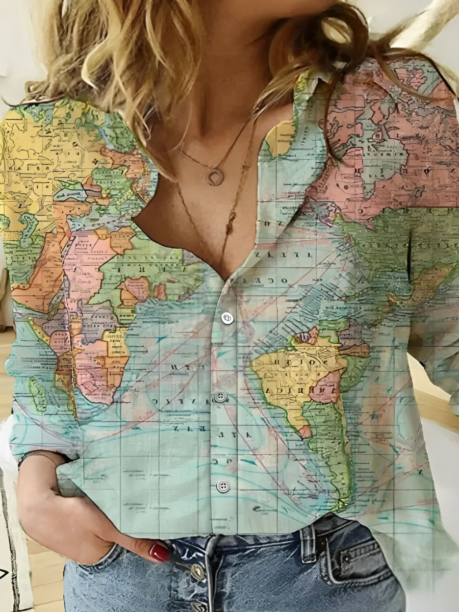 Drune | Weltkarten-Shirt