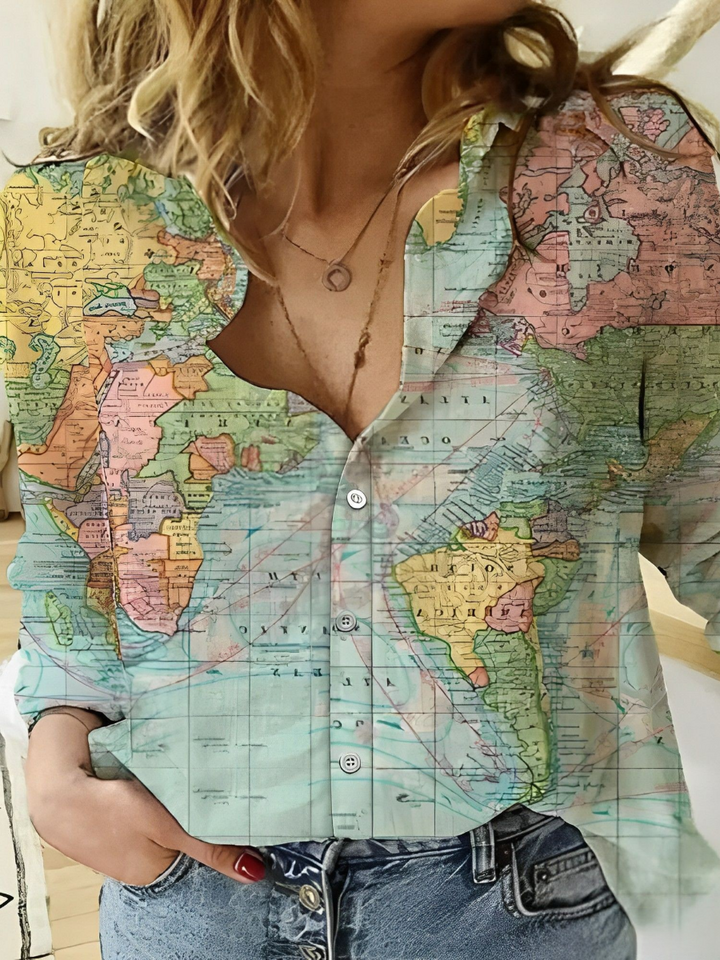 Drune | Weltkarten-Shirt