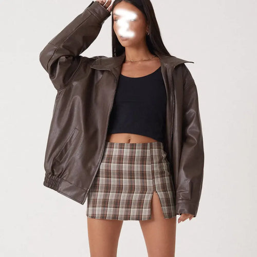 Drune | Elegante Lederjacke Damen
