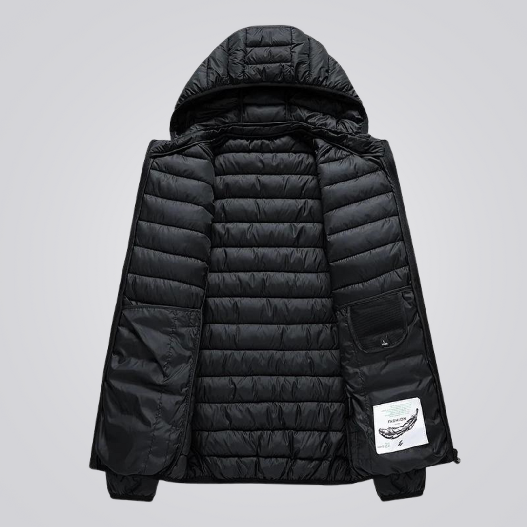 Drune | Wattierte Jacke mit abnehmbarer Kapuze