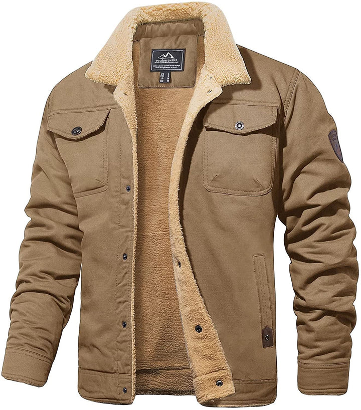 Drune | Sherpa Wasserdicht mit Fleece Gefüttert Winterjacke