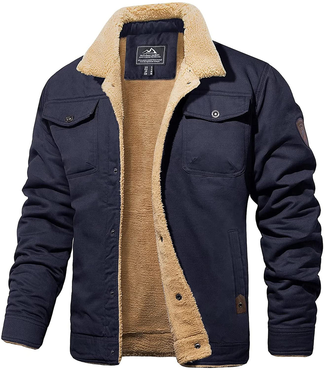 Drune | Sherpa Wasserdicht mit Fleece Gefüttert Winterjacke