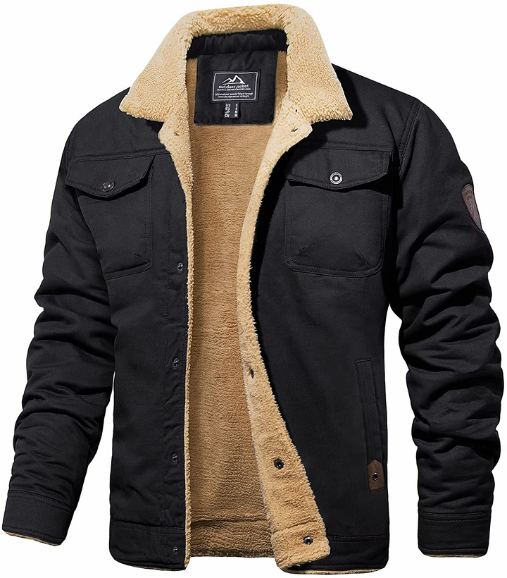 Drune | Sherpa Wasserdicht mit Fleece Gefüttert Winterjacke
