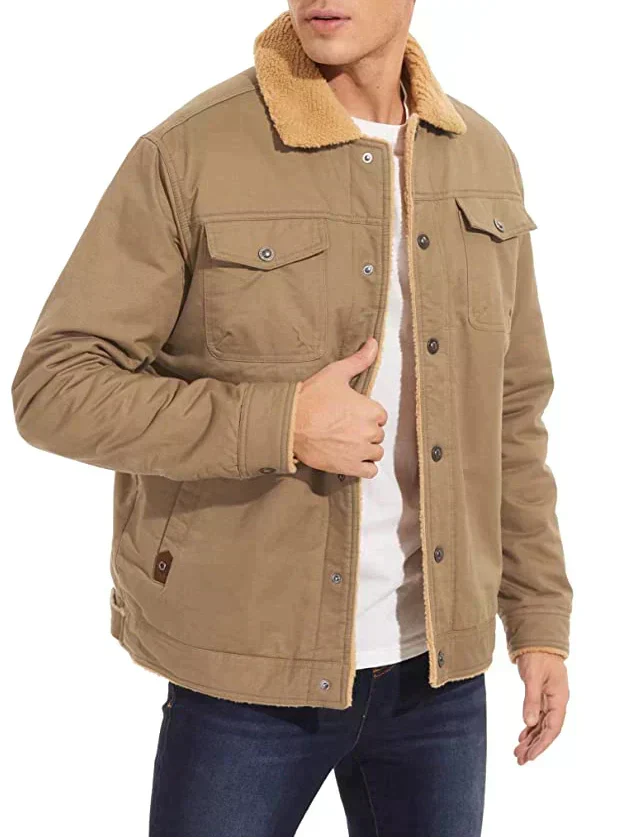 Drune | Sherpa Wasserdicht mit Fleece Gefüttert Winterjacke