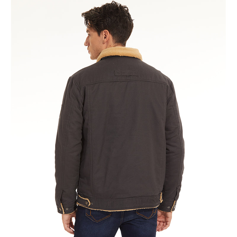 Drune | Sherpa Wasserdicht mit Fleece Gefüttert Winterjacke
