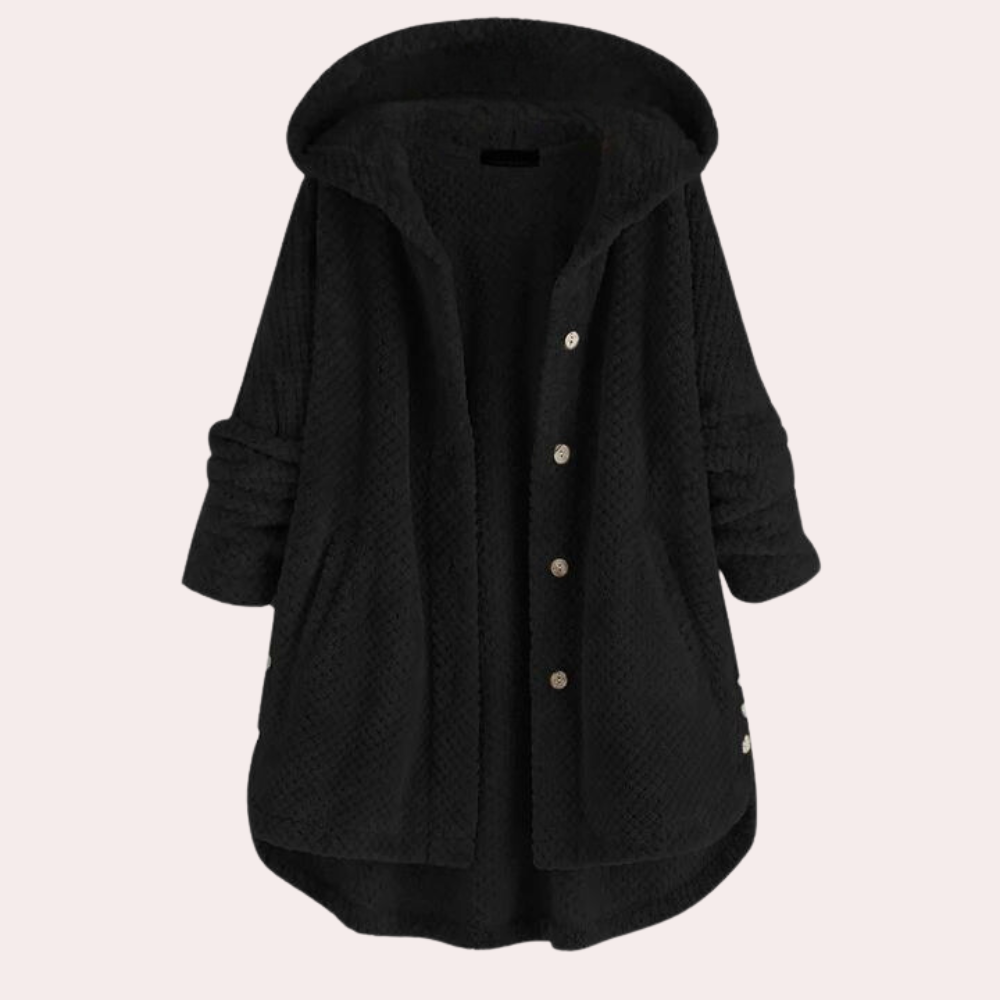 Drune | Bequeme Damen Kapuzenpulloverjacke