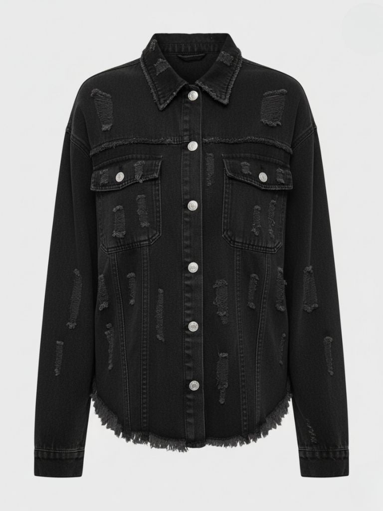 Drune | Damenjacke Aus Jeans Elegant und Lässig Chic