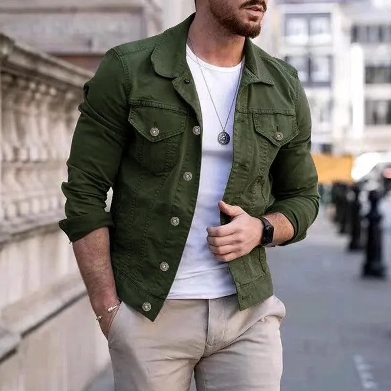 Jeansjacke Herren Baumwolle Nachhaltig