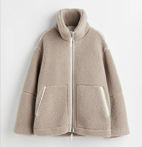 Drune | Warme Damenjacke mit Reißverschluss und Hohem Kragen