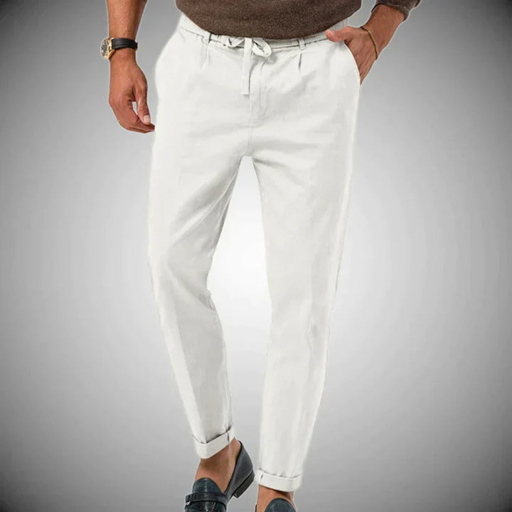 Drune | Slim Fit Leinenhose für Herren