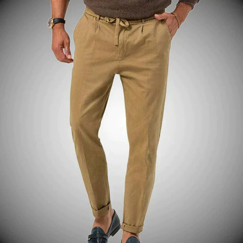 Drune | Slim Fit Leinenhose für Herren