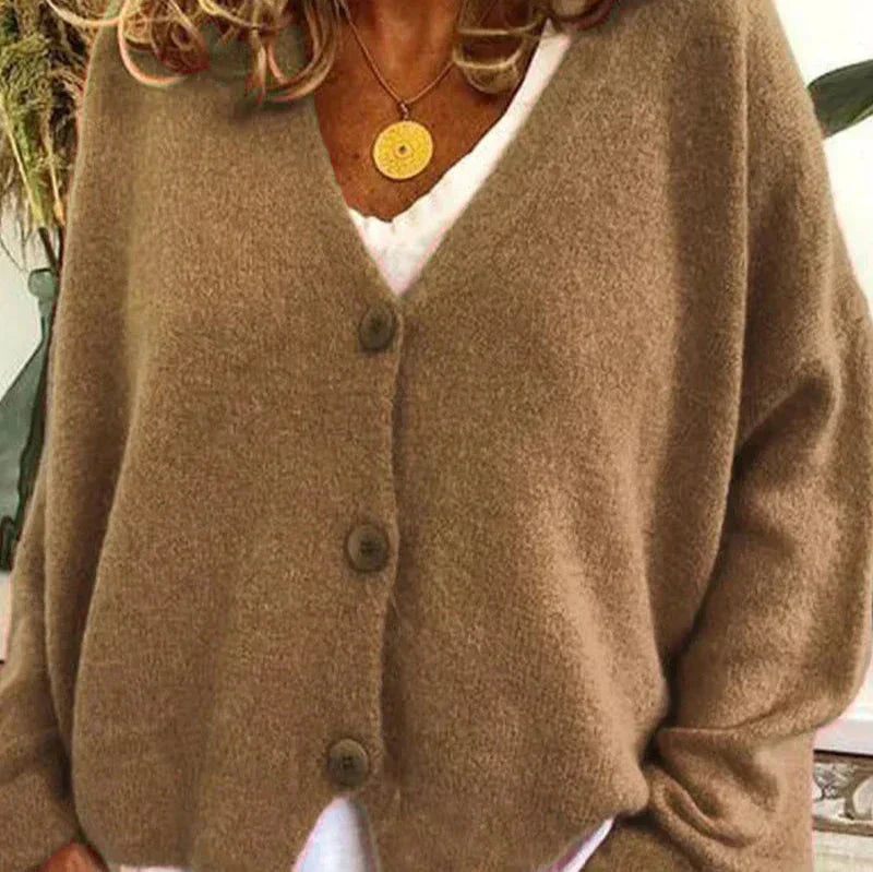 Drune | Damen V-Ausschnitt Cardigan
