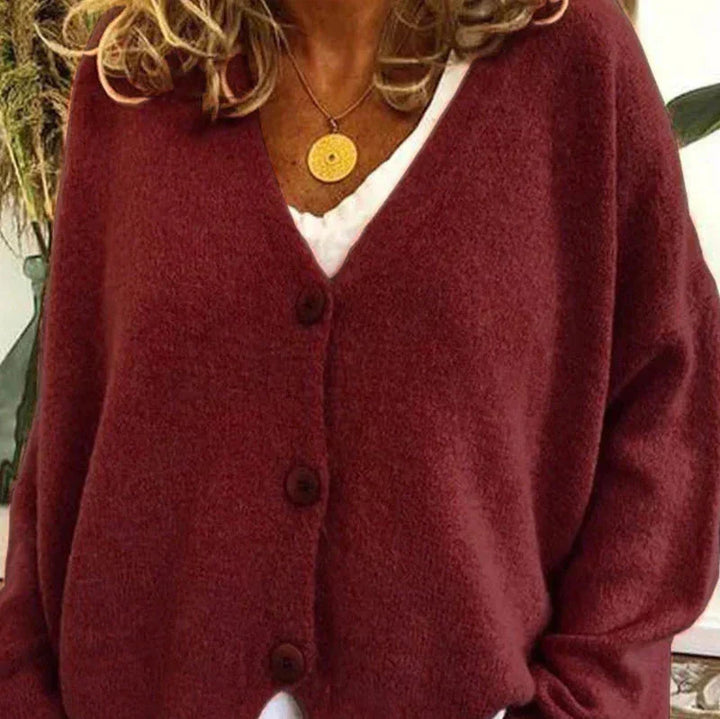 Drune | Damen V-Ausschnitt Cardigan