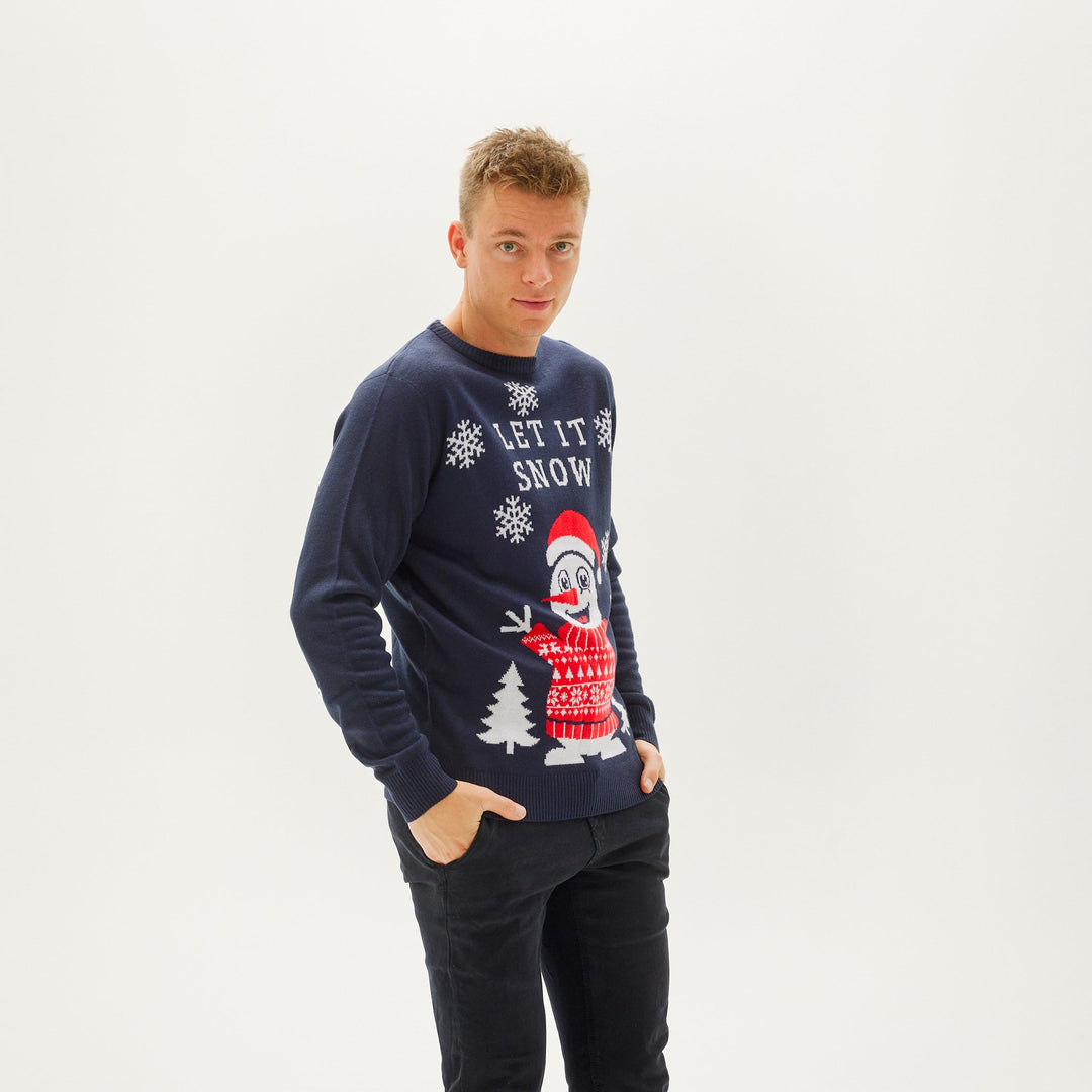 Drune | Let It Snow Weihnachts-Pullover - Herren