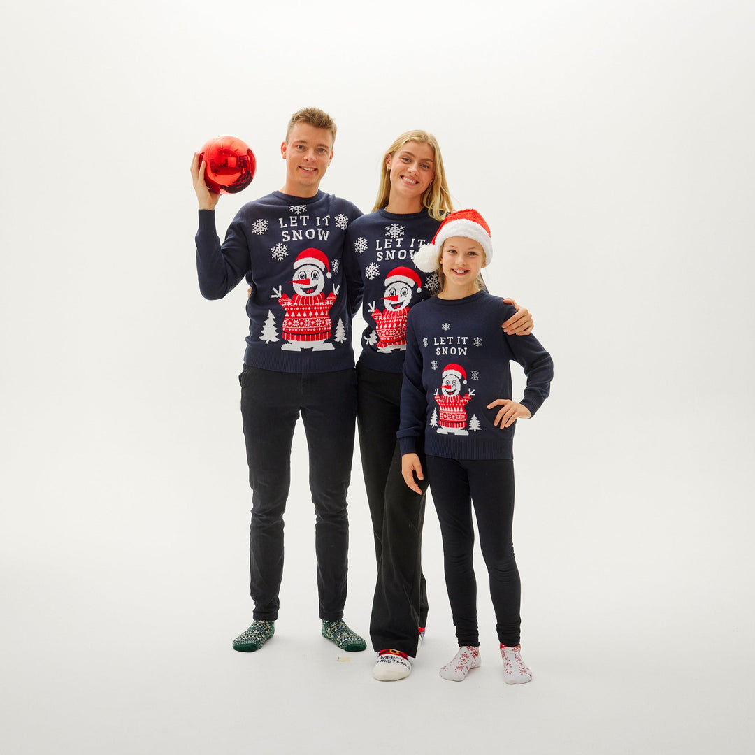 Drune | Let It Snow Weihnachts-Pullover - Herren