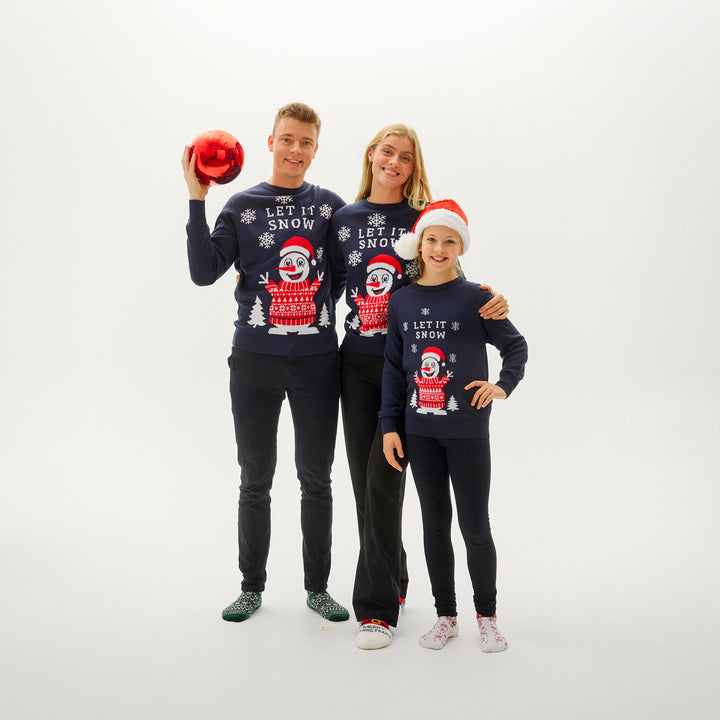 Drune | Let It Snow Weihnachts-Pullover - Herren