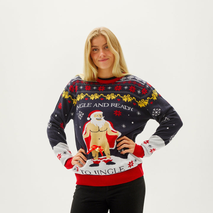Drune | Der Single und Bereit zu Jingle Weihnachts-Pullover - Damen