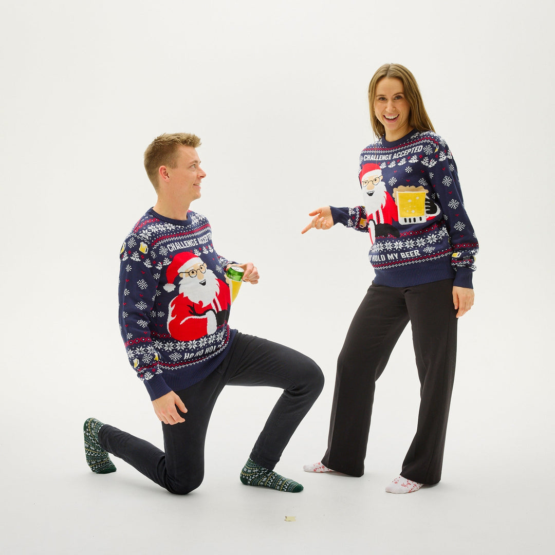 Drune | Ho Ho Hold My Beer Sweatshirt - Herren