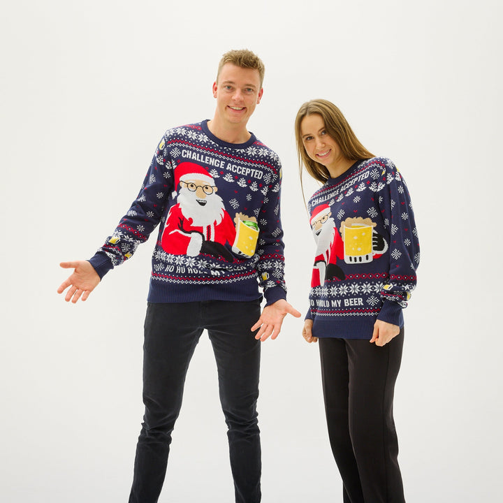 Drune | Ho Ho Hold My Beer Sweatshirt - Damen