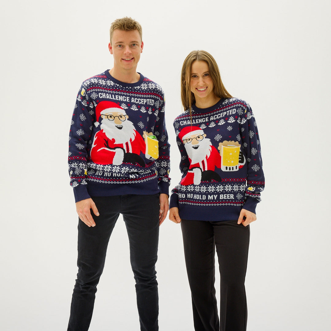 Drune | Ho Ho Hold My Beer Sweatshirt - Herren