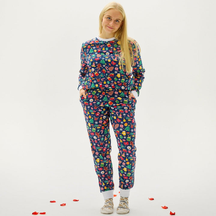 Drune | Verrückter Weihnachts-Pyjama - Damen
