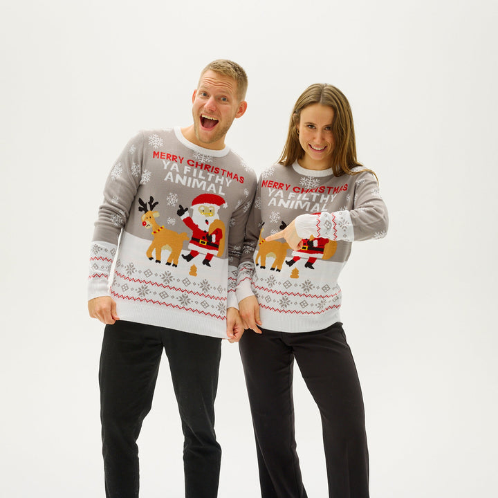 Drune | Ya Filthy Animal Weihnachts-Pullover - Damen