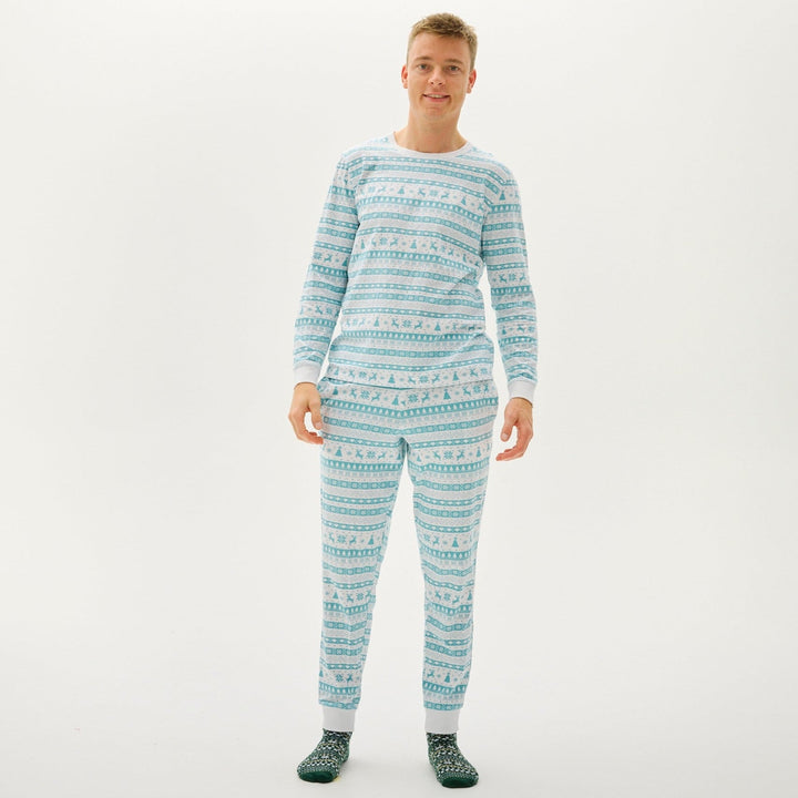 Drune | Weihnachts-Pyjama mit Weihnachtsmotiven - Herren